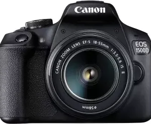 Canon EOS 1500D DSLR Camera Body+ 18-55 mm IS II Lens  (Black)
